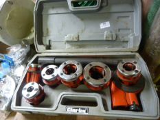 Set of Clarke Pipe Threaders 1/4