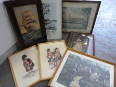 Seven Framed Prints