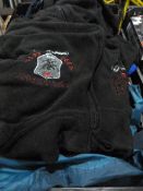 Box of Clothes Including Fleece Tops etc.