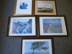 Five Assorted Prints