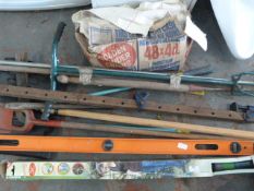 Bundle Tool Including Sash Clamps, Snow Shovel, et