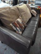 Leatherette Two Seat Sofa