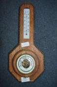 Oak Cased Wall Barometer
