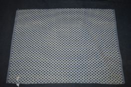 Blue Check Patterned Rug