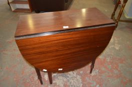 Rosewood Effect Drop Leaf Gate Leg Dining Table