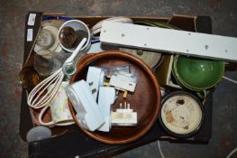 Box Containing Assorted Pottery, Planters, Dinnerw