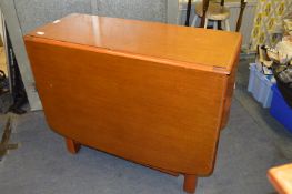 Oak Drop Leaf Gate Legged Dining Table