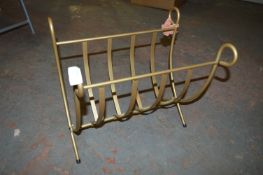 Wrought Metal Magazine Rack
