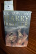 Harry Potter Hardback First Edition Book 