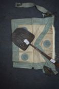 Masonic Sash and Decorative Brass Shovel