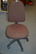 Brown Swivel Office Desk Chair