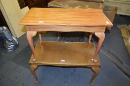 Two Coffee Tables One Walnut and One Teak