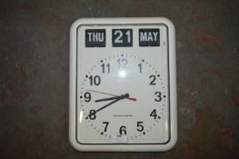 Grayson Automatic Calendar Wall Clock