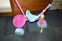 Child's Peppa Pig Push & Peddle Tricycle