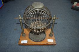 Vintage Lottery Bingo Selection Ball Cage