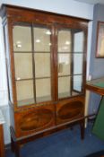 Edwardian Walnut Cased Cabinet