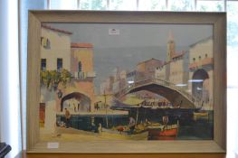 Framed Print - Venetian Scene