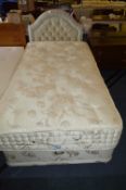 Harrison Single Bed Base with Mattress and Headboa