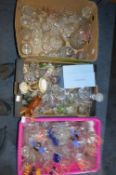 Three Boxes of Drinking Glassware, Jugs, Pottery,