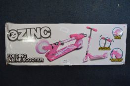 Zinc Folding Inline Scooter