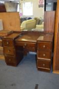 Oak Dressing Table with Drop in Well