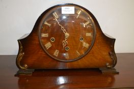 Smith Enfield Walnut Cased Mantel Clock with Westm