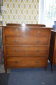 Solid Oak Two over Three Chest of Drawers