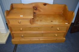 Pine Telephone Seat Table