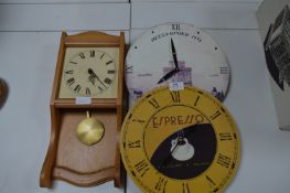 Three Wall Clocks