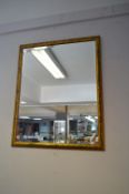 Gilt Framed Bevelled Edge Wall Mirror