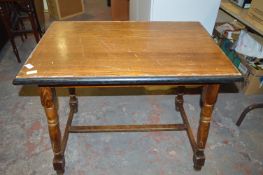 Rectangular Oak Dining Table