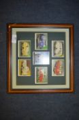 Framed Cigarette Cards - Volkswagen Transporters