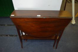 Edwardian Mahogany Oval Gate Leg Table