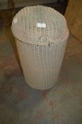 Lloyd Loom Linen Basket