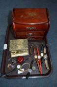 Tray Lot; Eight Ladies Wristwatches, Jewellery Box