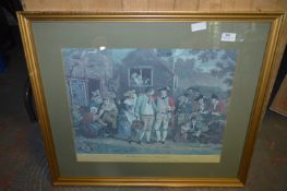 Gilt Framed Print - Recruiting Sargent