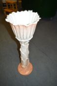 Decorative Pottery Jardiniere on Stand