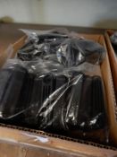 *Forty Black Plastic File Handles