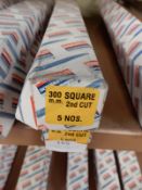 *Two Boxes of 5 300mm Square Second Cut Files