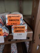 *Two Boxes of 5 300mm Round Smooth Files