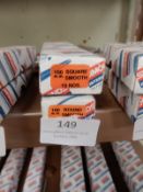 *One Box of 10 100mm Square Smooth and a Box of 10