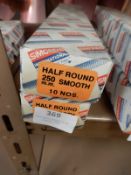 *Two Boxes of 10 250mm Half Round Smooth Files