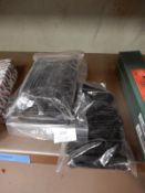 *Fifty Black Plastic File Handles