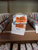 *One Box of 10 100mm Round Smooth and One Box of 1