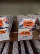 *One Box of 10 100mm Square Smooth and a Box of 10