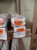 *One Box of 10 100mm Square Smooth and a Box of 10