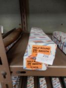 *Two Boxes of 10 250mm Half Round Smooth Files