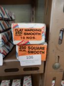 *One Box of 10 250mm Flat Warding Smooth Files and