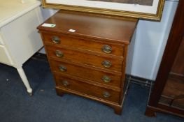 Mahogany Four Height Chest of Drawers in Georgian