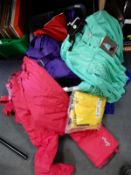 Storage Tub Containing Children's Clothing; Suspen